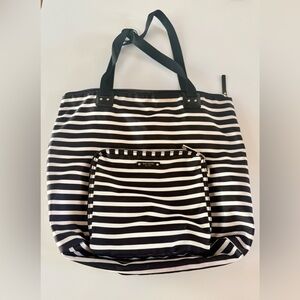 Kate Spade Monochrome Striped Tote